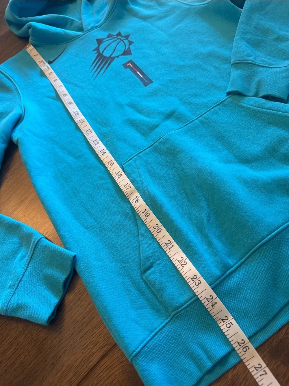 Nike NBA Youth Large 14/16 Turquoise Phoenix Suns Booker 1 Hooded Sweatshirt